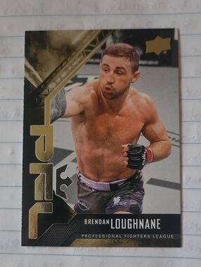 Brendan Loughnane PFL Trading Card - Gold Accents 2022 Upper Deck